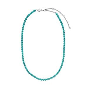 TI SENTO Milano Turquoise Beaded Necklace 925 Sterling Silver NWT